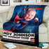 Personalized CNN Superhero Baby Blanket – Custom Name, Quote & Funny News Style